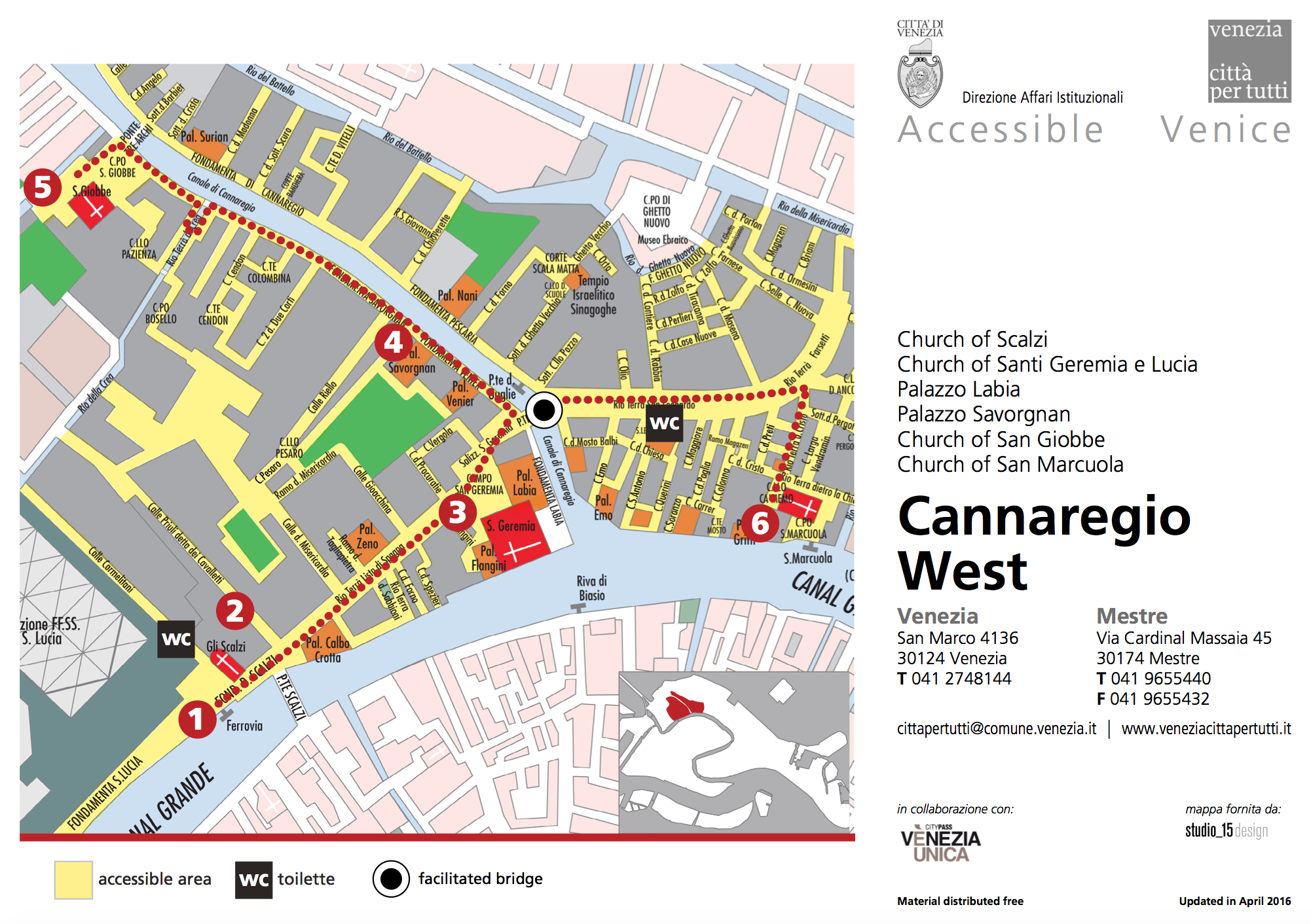 Citta per tutti Cannaregio map