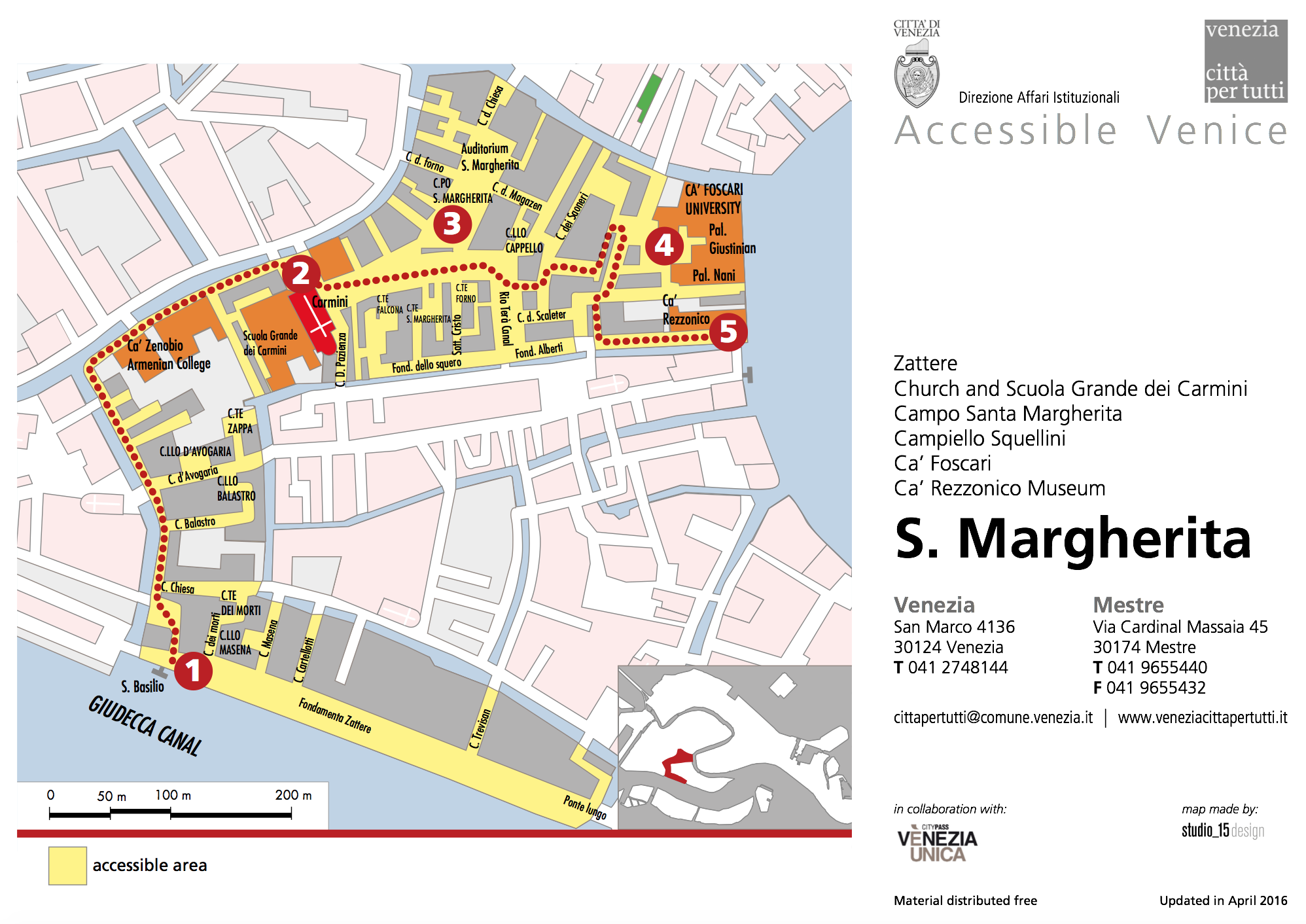 Citta per tutti Margherita map