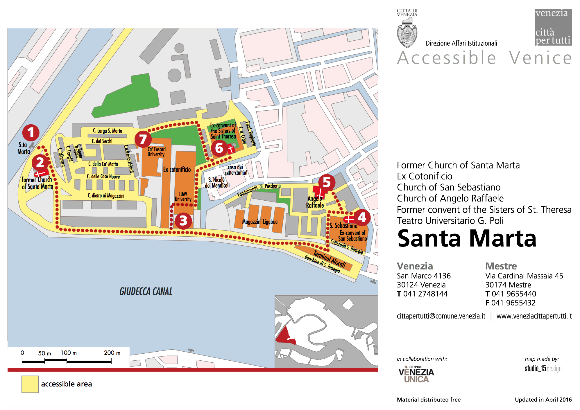 Citta per tutti Santa Marta map